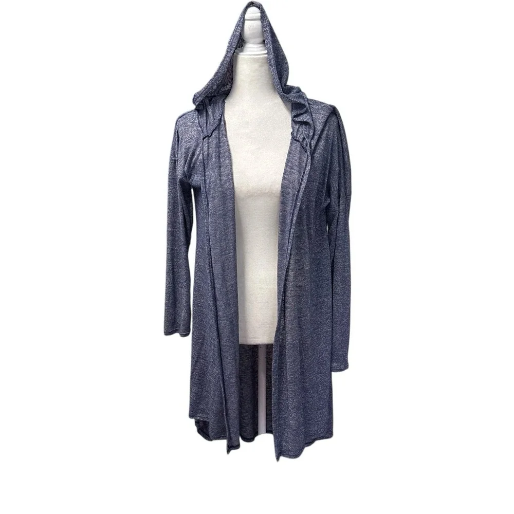 VOCAL Womens Hoodie Tunic Cardigan Size XL Aztec Studded Lightweight Jacket Boho - Picture 5 of 11